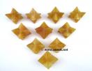 Golden Quartz Merkaba Star